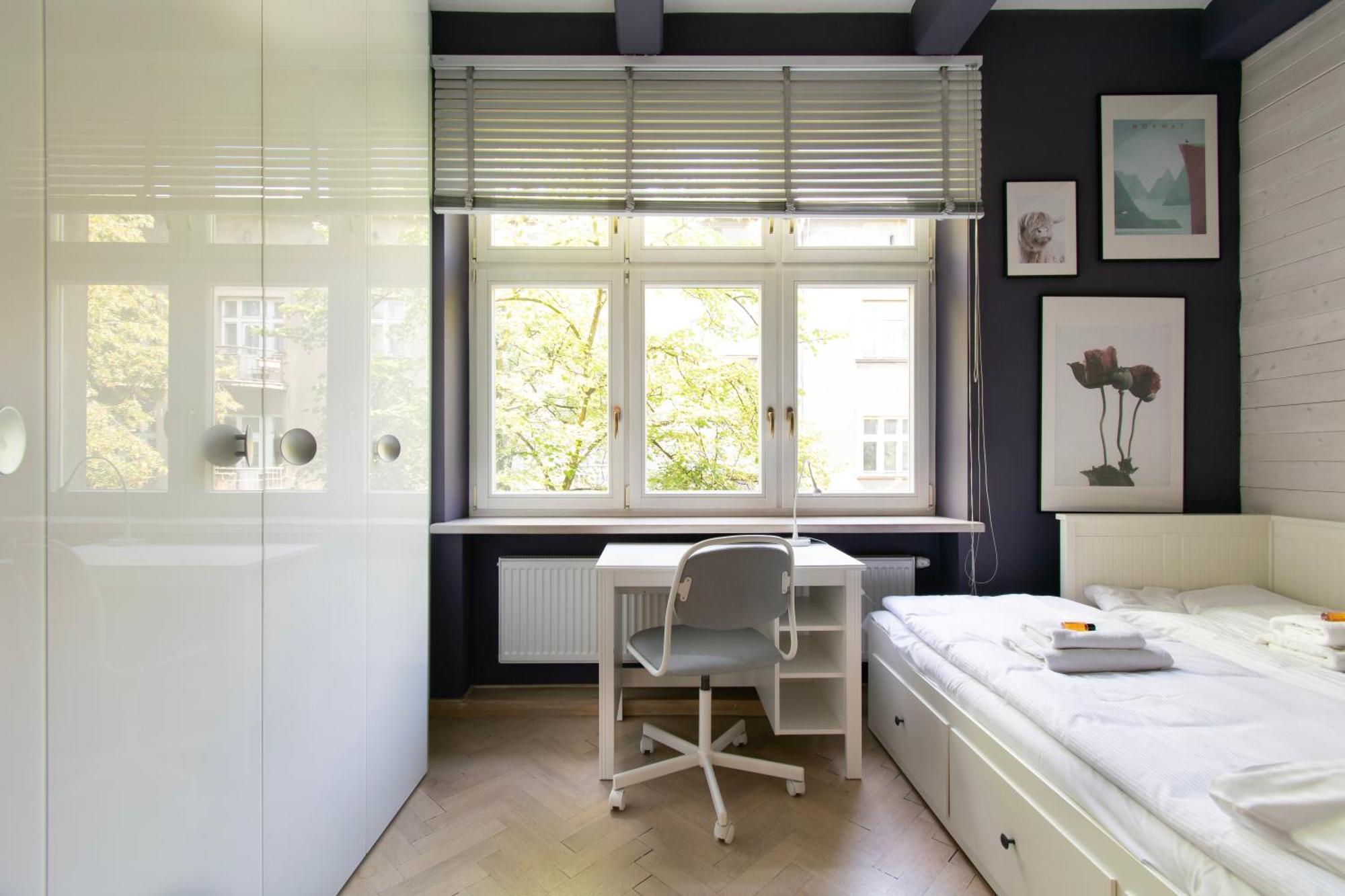 Spacious 3Br Apartment With Ac In Living Room, 2 Balconies Cracovie Extérieur photo