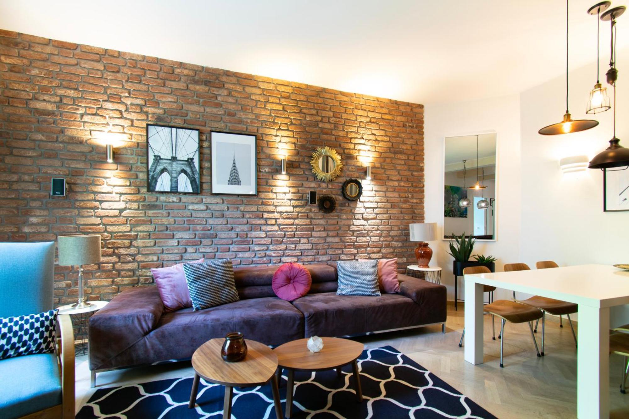 Spacious 3Br Apartment With Ac In Living Room, 2 Balconies Cracovie Extérieur photo