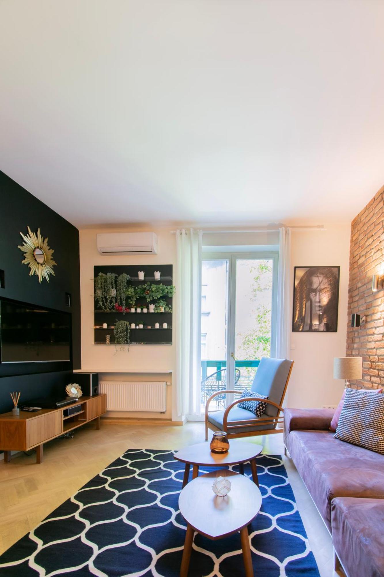 Spacious 3Br Apartment With Ac In Living Room, 2 Balconies Cracovie Extérieur photo